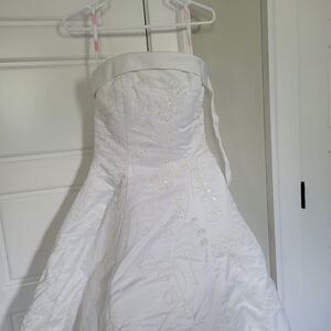 Vintage wedding dress from David's Bridal